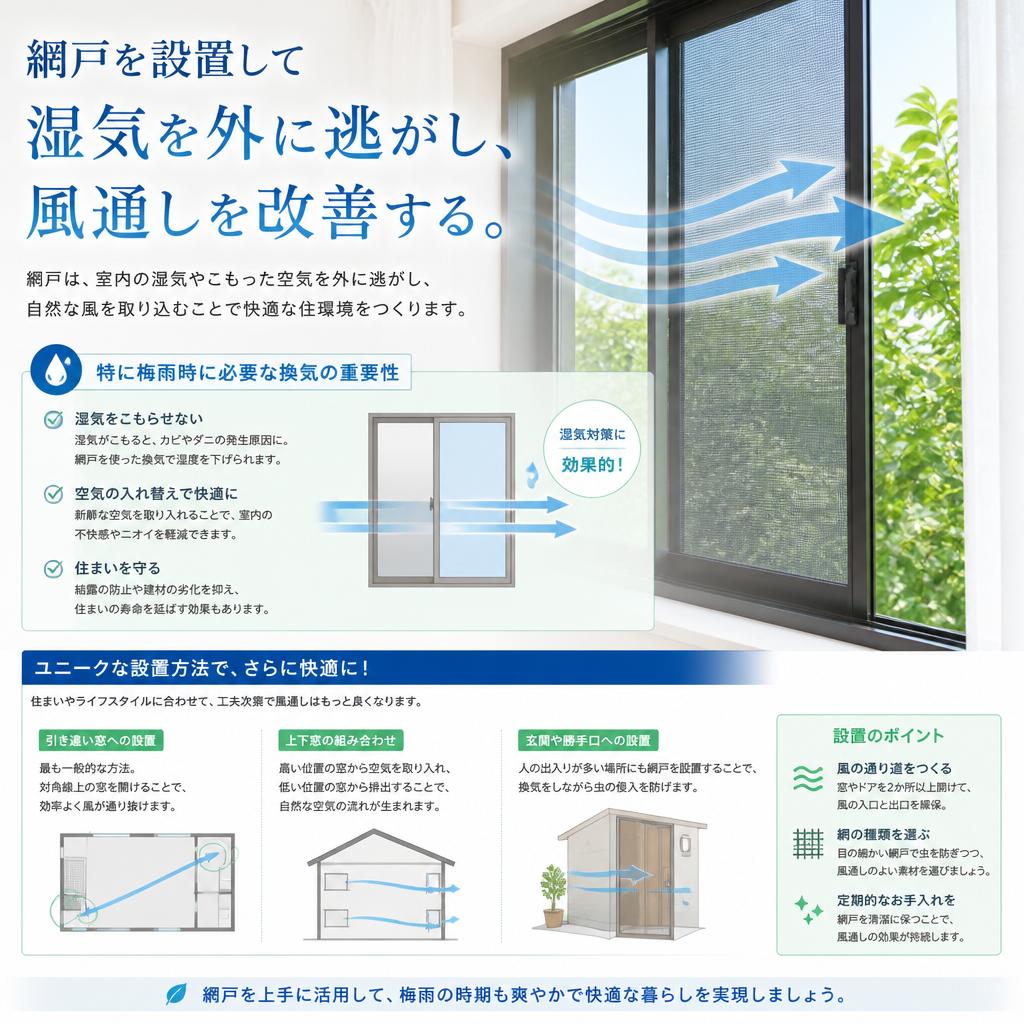 2. 網戸設置のメリット