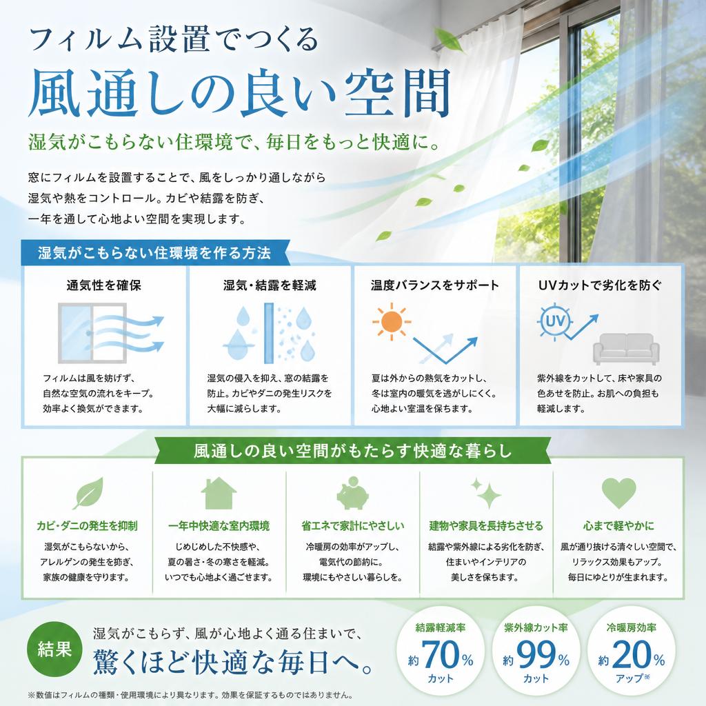 快適な風通しを実現するために