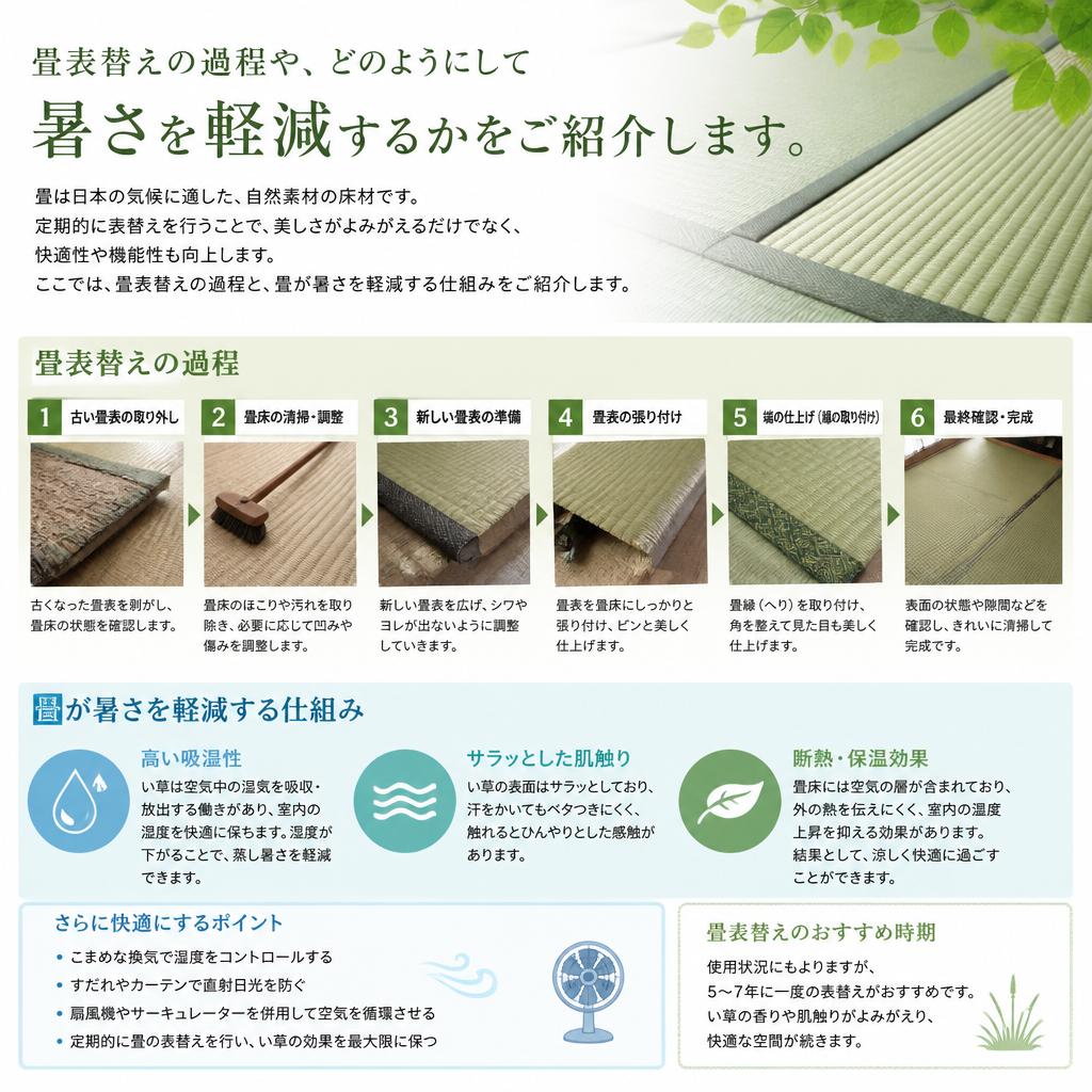 4. 酷暑を防ぐための施工方法