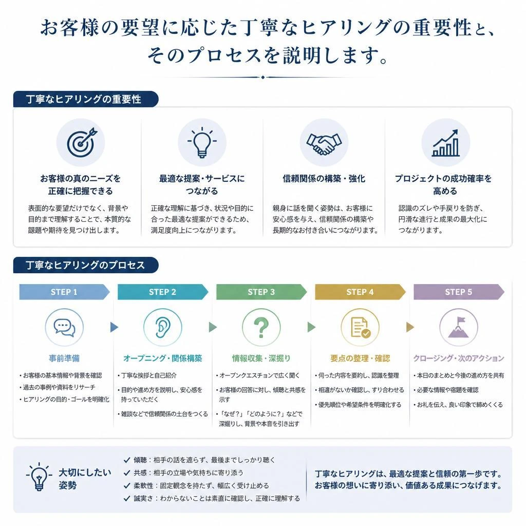 5. 施工前のヒアリングと相談